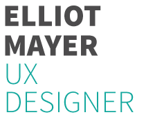 Elliot Mayer – UX Designer